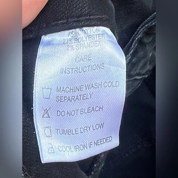 MOTEL Rocks Seam Split Jeans In Black Wash - Picture 9 of 14